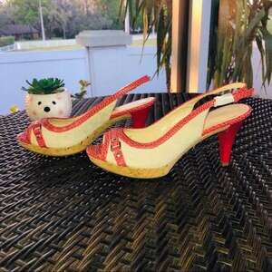 Nine West Coral Cork Heel